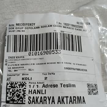 Gök Grup Depolama Bozuk Ürün Geldi