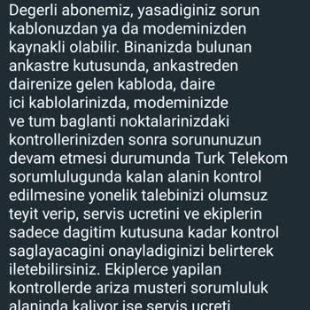 Poyraznet İnternet Hizmetinde Yaşanan Sorun Ve Haksız Borç Talebi