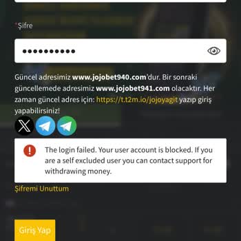 Jojobet Paraya Çöktü S