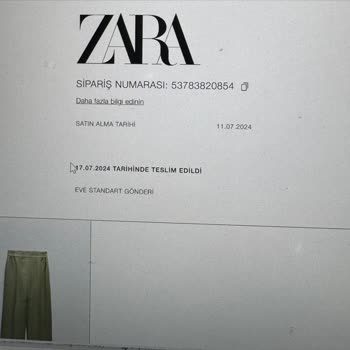 Zara Depolarına Ulaşan Ürünü İade Etmiyor!