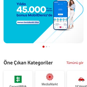 Vodafone Yanımda Uygulamasında Çark ve Ek Paket Sorunu