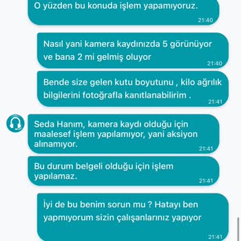 Watsons Eksik Ürün Gönderdi, Ama Bunu Kabul Etmiyor.