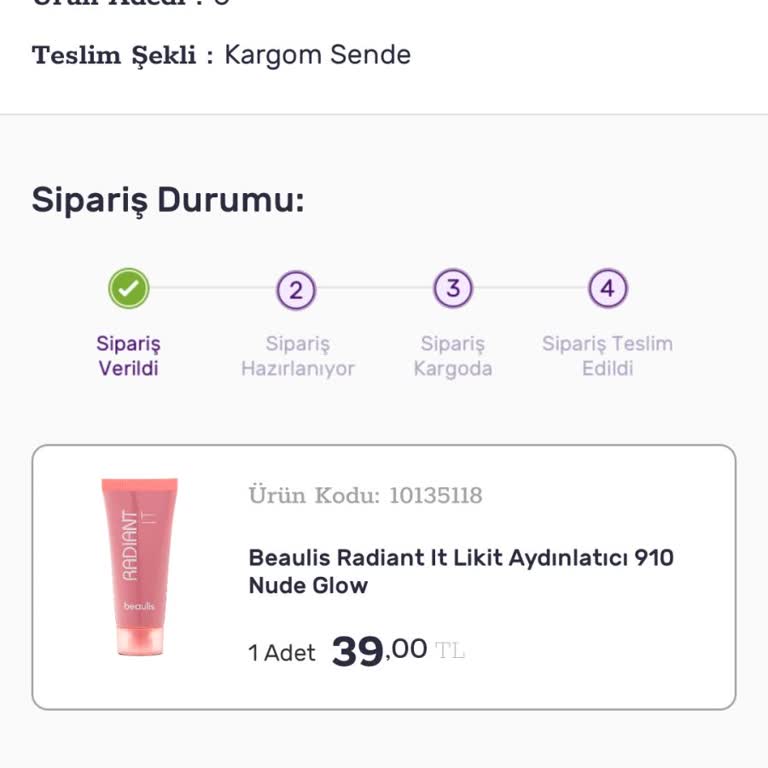 Gratis 26 Ağustos Verdiğim Sipariş 10 Gündür Yok