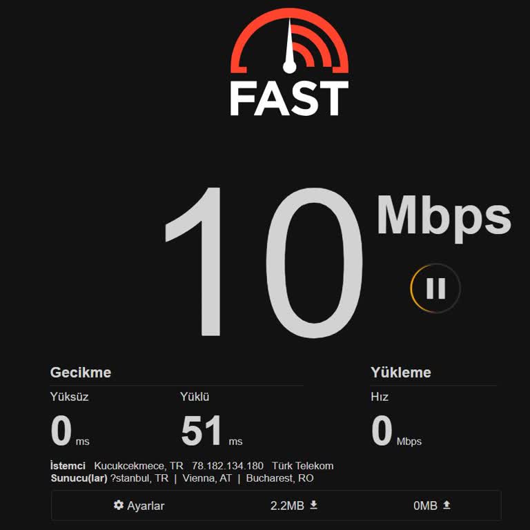 Türk Telekom 24 Mbps İnternete 10 Mbps "hizmet" Verilmesi