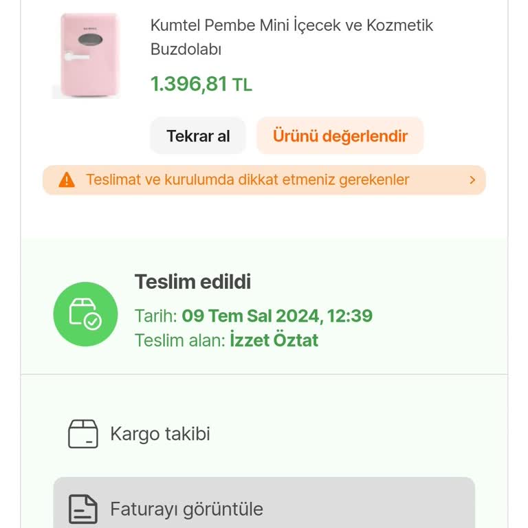 Kumtel Mini Buzdolabı İki Ayda Bozuldu