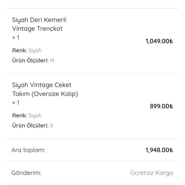 Melvien Asla Ürünleri Göndermiyor