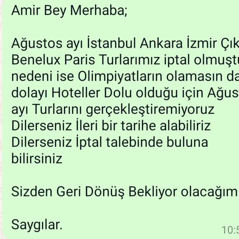 Tatil Yıldızı Tatilyıldızı Firmasi Mağduruyum