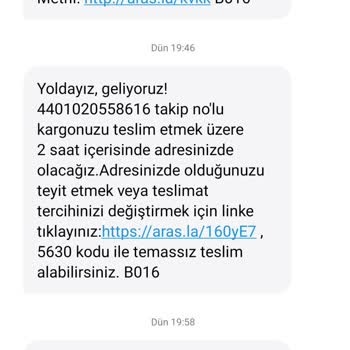Aras Kargo Yalan Beyan İle Kayıt Oluşturma