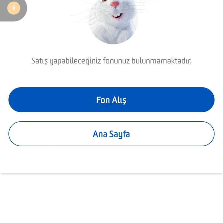 Fibabanka Fon Satış Emri Veremiyorum