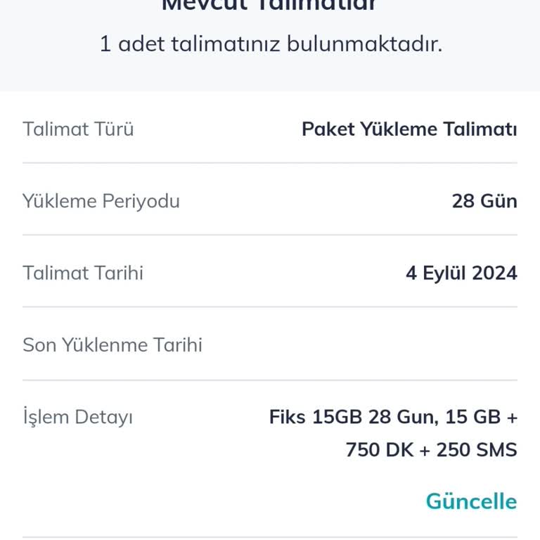 Türk Telekom Talimat Yükleme Sorunu