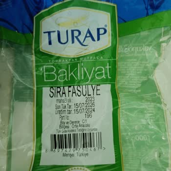 Turap Bakliyat Turap Marka Kuru Fasulye