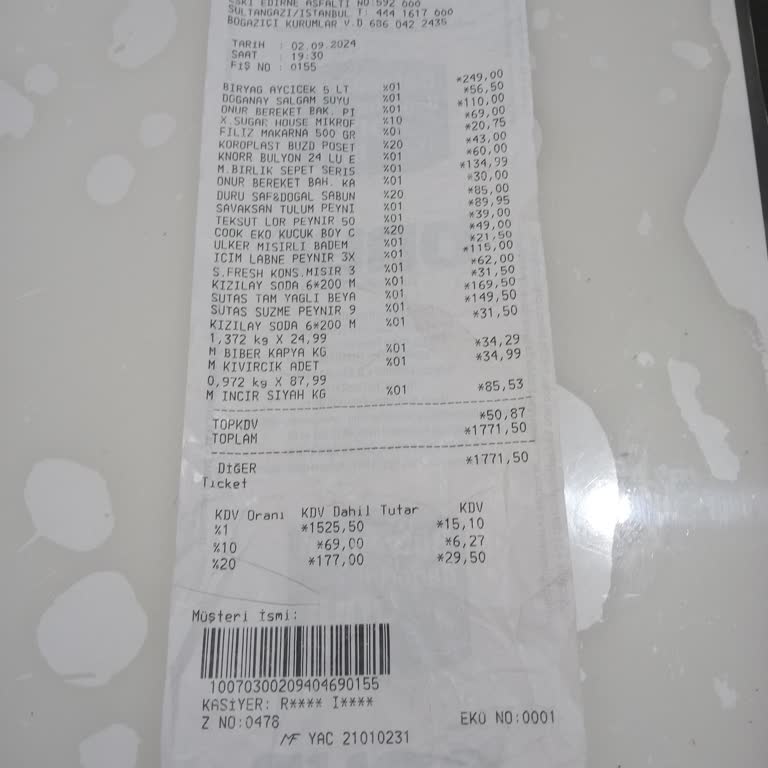 Onur Market Ürün İadesi Veya Değişimi