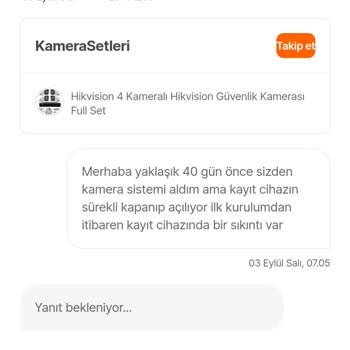 Hepsiburada Kamera Sistemi Memnuniyetsizliği