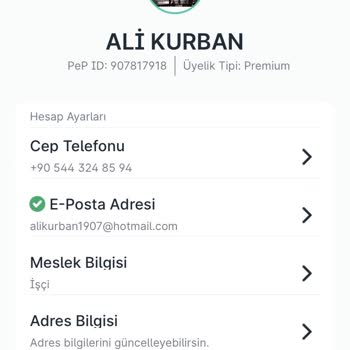 Pep Uygulamasında Para Transferi Sorunu