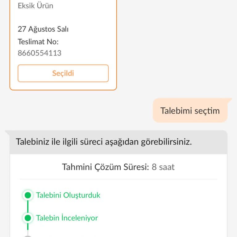 Hazaa Official Yanlış Beden Ve Eksik Ürün Sorunu