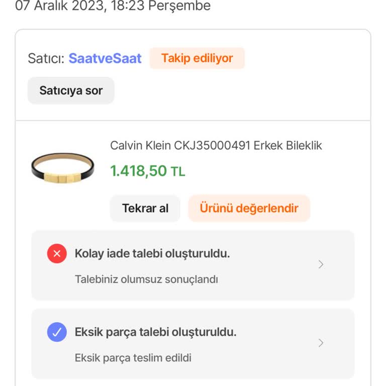 Saat Ve Saat Garanti Hüsranı