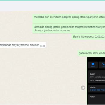 GDL Retro Firma Sipariş İptali