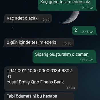 Anka Lazer İki Aydır Teslim Edilmeyen Sipariş Ve İletişim Sorunu