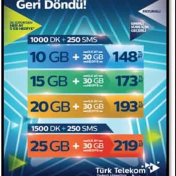 Türk Telekom Tarife Dışı Ücret Farklılığı