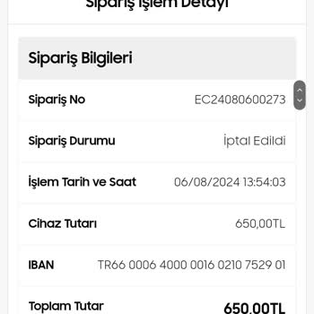 Samsung Cep Telefonu Takas Mağduriyeti