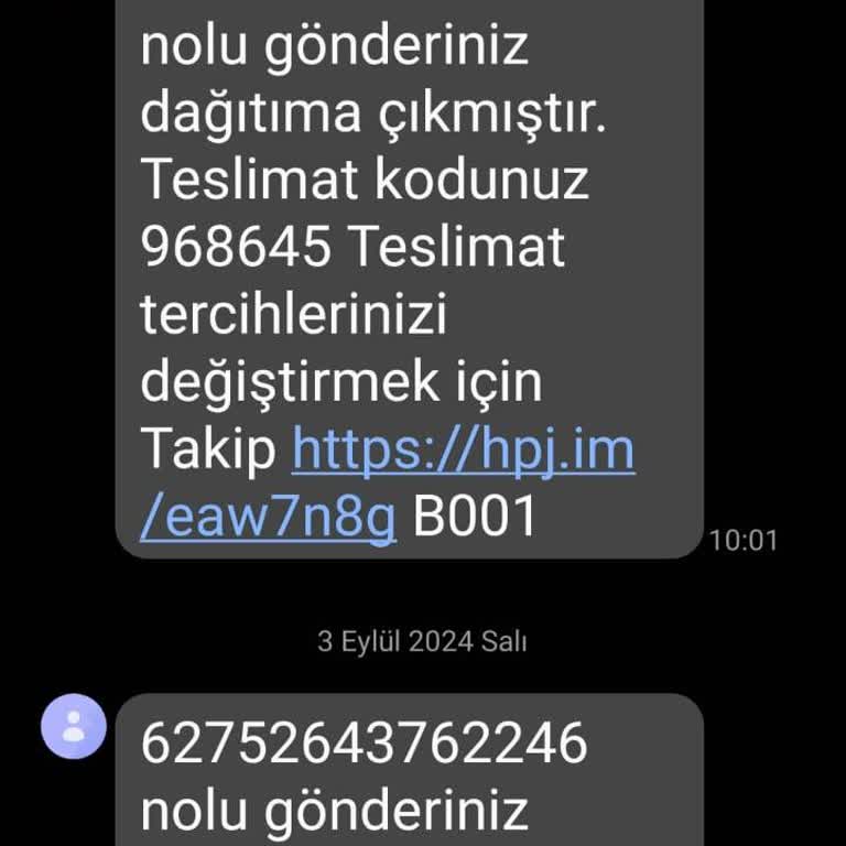 Hepsijet İncesu Dağıtım Merkezi Kargomu Teslim Etmiyor.