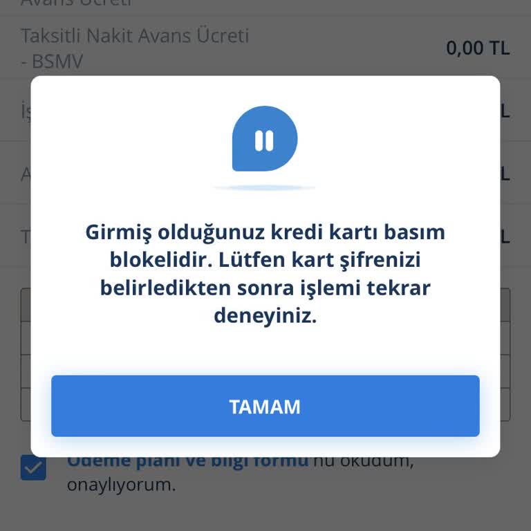Denizbank Kart Basım Bloke