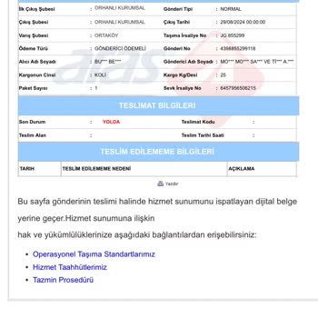 Aras Kargo Kargomu Kaybetti Ve Nerede Olduğunu Bilmiyor