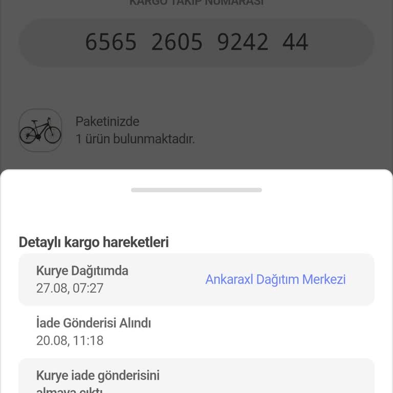 hepsiJET Ürün İade Talep