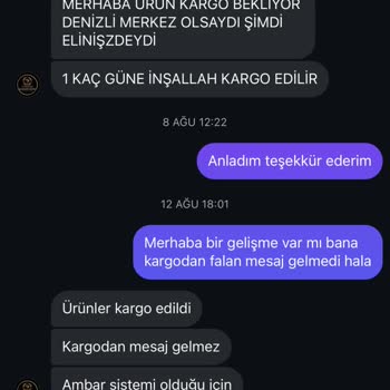 Gold Mobilya Gld Mobilya'dan Aldığım Ürün 1 Aydır Gönderilmiyor