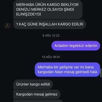 Gold Mobilya Gld Mobilya'dan Aldığım Ürün 1 Aydır Gönderilmiyor