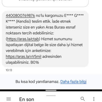 Aras Kargo Kargomu Saçma Sapan Bir Yere Bırakıyor