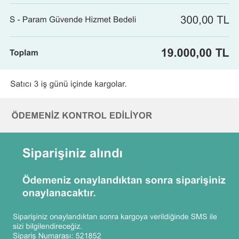 Sahibinden Sahibinde Param Güvende