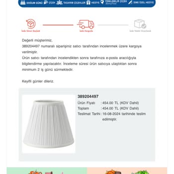 Çiçek Sepeti Hobi Çeyiz Hem Paramı Hem Ürünümü Vermiyor