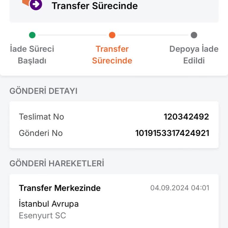 Trendyol Ekspres Gönderiyi İptal Etmememe Rağmen Bana İade Ediyor