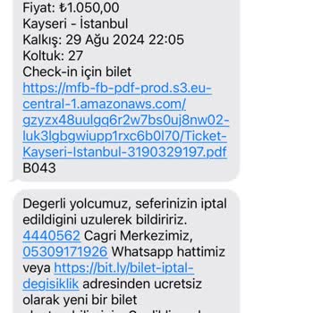 Obilet Ücret İademi Günlerdir Yapmadı; Muhatap Yok