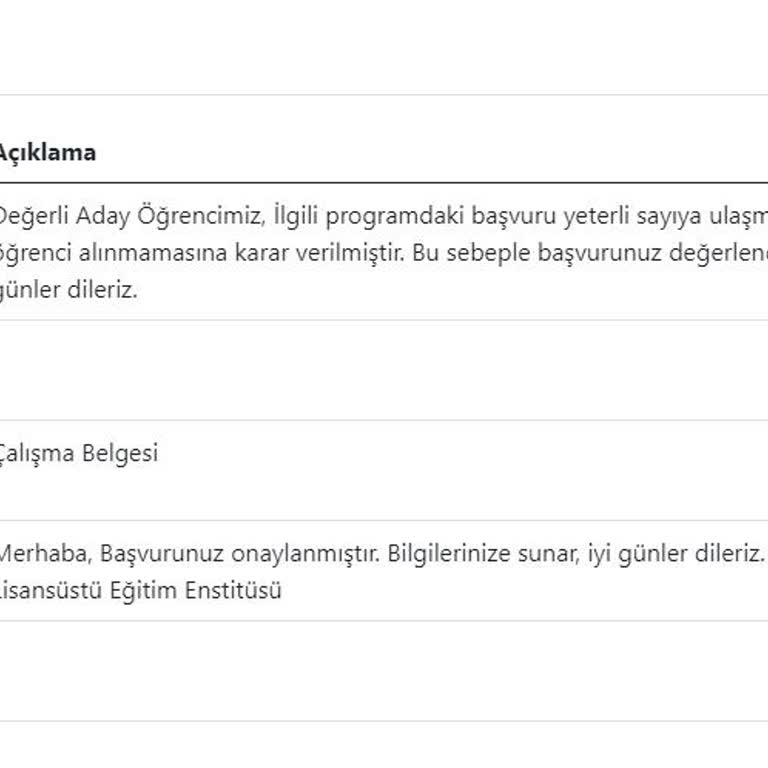 Altınbaş Üniversitesi Yüksek Lisans Başvuru Sürecinde Yaşanan Sorunlar