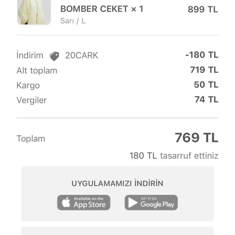 Touché Privé Bir Türlü Gönderilmeyen Ürün