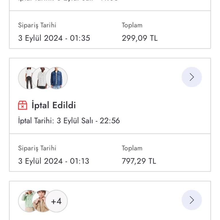 Boyner İnternet Siparişimi İptal Etti
