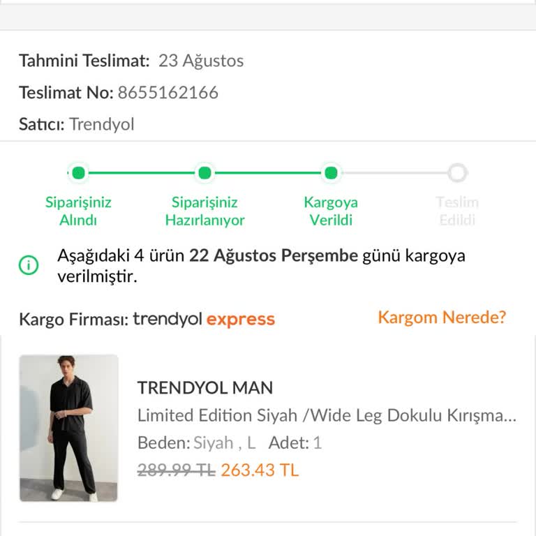 Trendyolmilla Siparişim 15 Gün Bekletildikten Sonra İptal Edildi