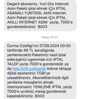 Yanıltıcı Mesajlar ve Yetersiz Müşteri Hizmetleri