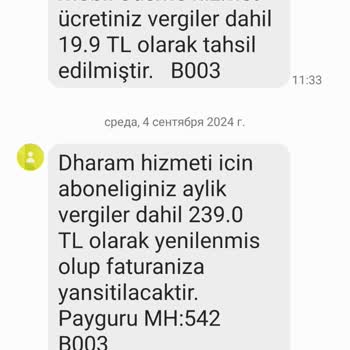 Vodafone Faturama Bilgim Dışında Eklenen Abonelik ve Ücretler