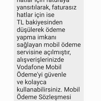Vodafone Faturama Bilgim Dışında Eklenen Abonelik ve Ücretler