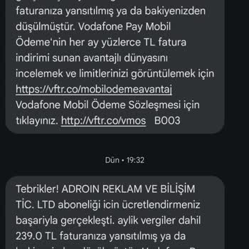 Habersiz Abonelikler ve Mobil Ödeme Sorunu
