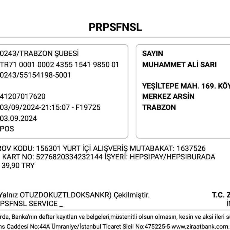Hepsiburada İzinsiz Para Çekimi Ve Yanlış Adres Bilgisi