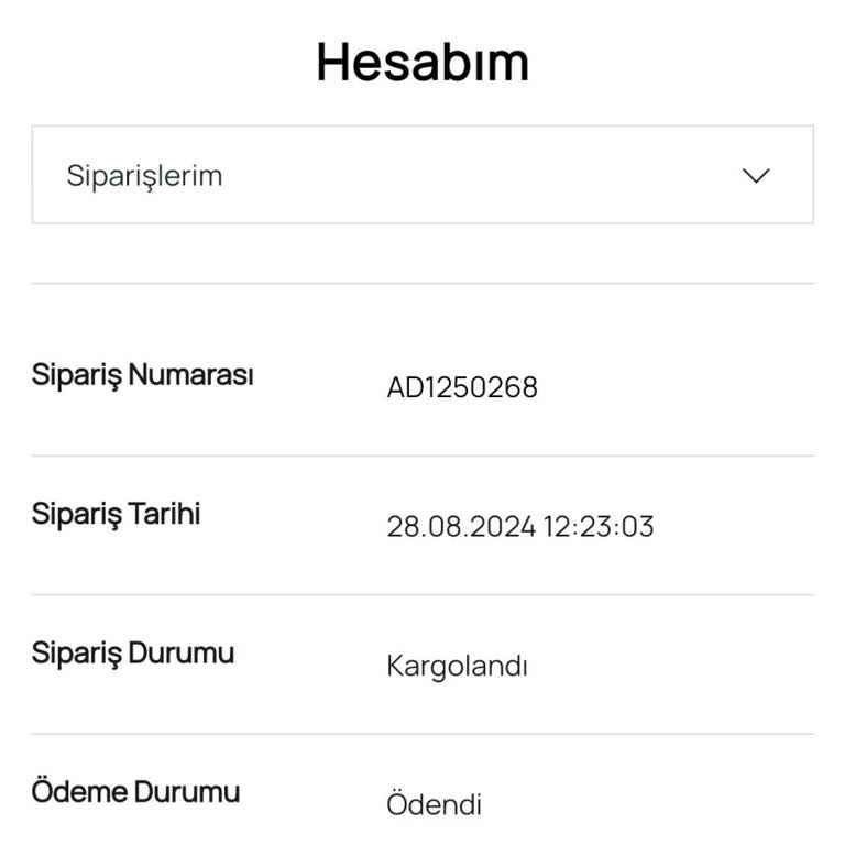 Ayakkabı Dünyası İnternet Üzerinden Aldığım Ürünü Göndermiyor.