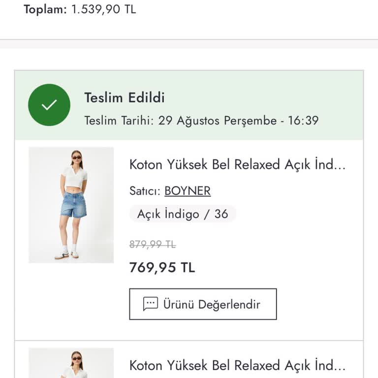 Boyner Mağazaları Talebimi Çözmedi