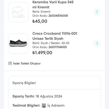 A101 Ekstra İadem Yapılmıyor