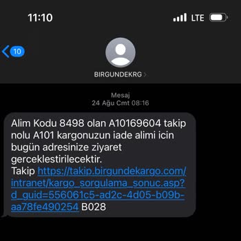 A101 Ekstra İadem Yapılmıyor