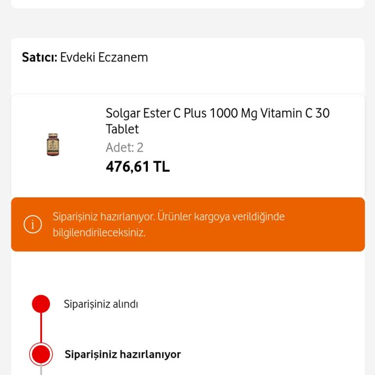 Vodafone Her Şey Yanımda Vodafone Yanımda Ve Evdeki Eczanem Sipariş Mağduriyeti