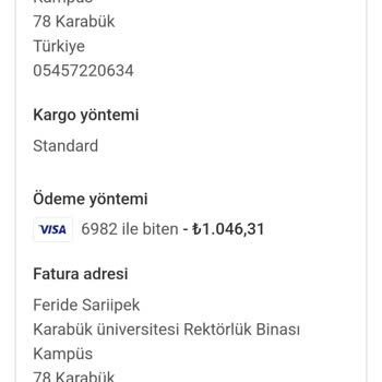 Blessin.com.tr Almış Olduğum Ürün Tarafıma Teslim Edilmedi